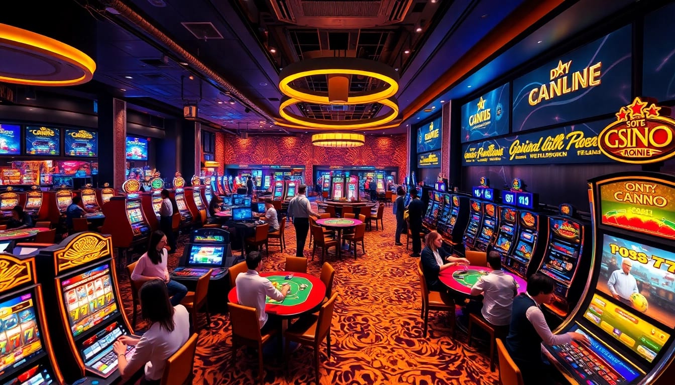 Engaged players enjoying various games at 566.com game, showcasing the exciting online casino atmosphere.