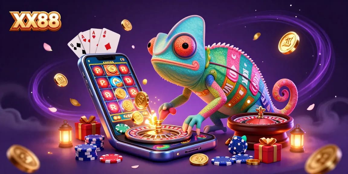 Players experience thrilling gameplay at XX88 casino with colorful slot games and dynamic betting action.