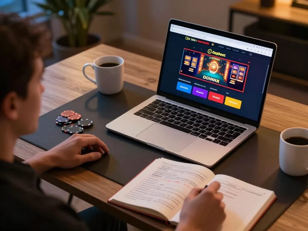 Dafabet player engaged in online casino gaming, showcasing poker options on screen