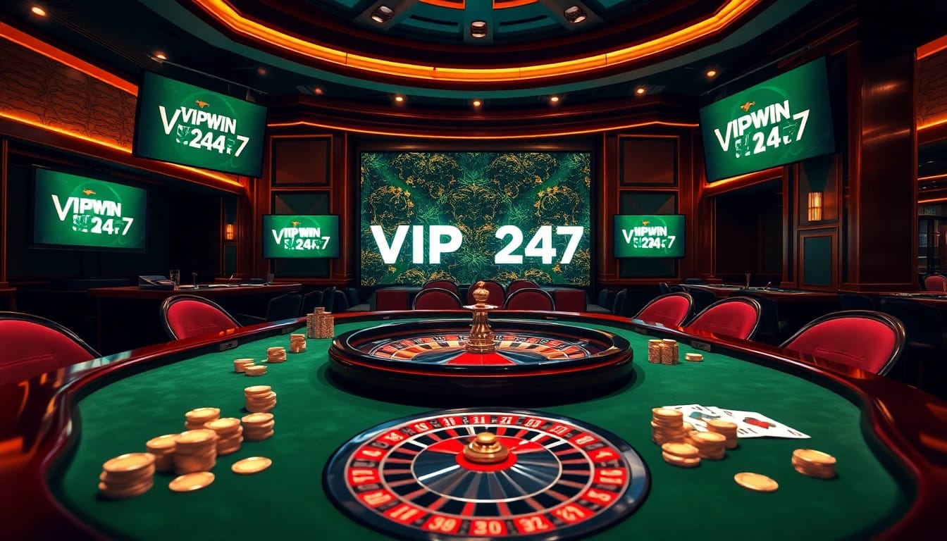 Experience the excitement of VIPWIN 24 7 gaming with professional casino elements.