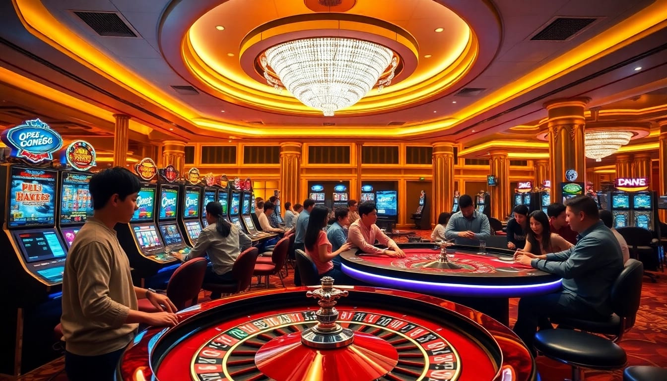 Experience the thrill of open88 while playing at luxurious casino tables with live dealers.