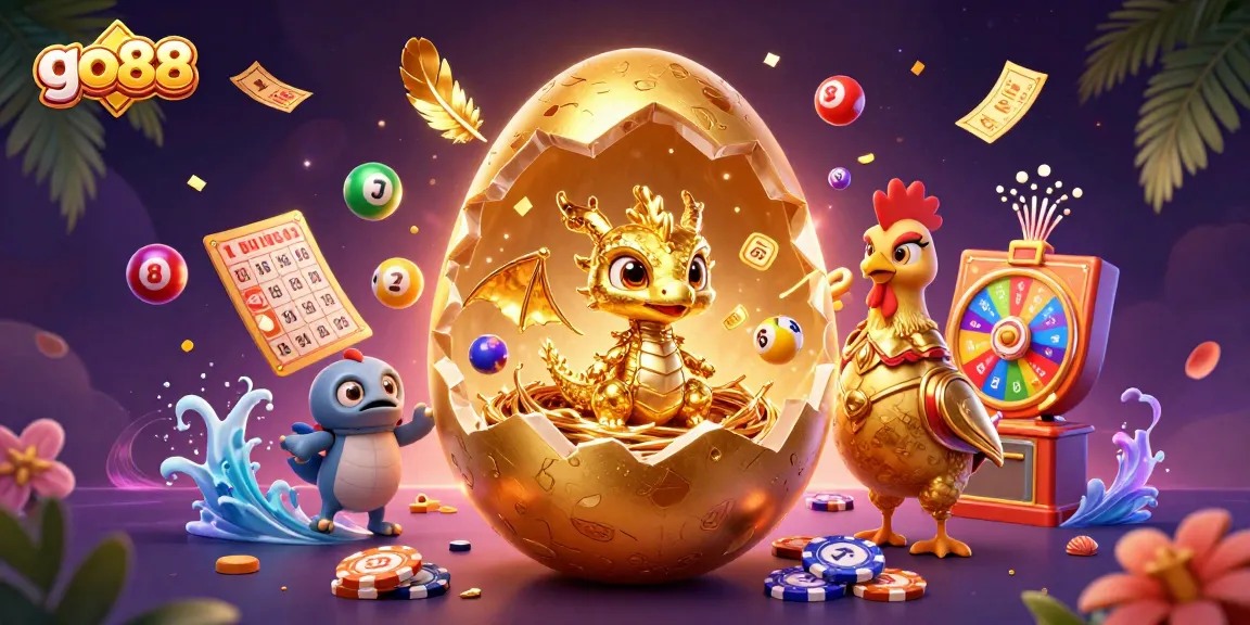 Play and win exciting games at go88 with golden dragons and vibrant lottery elements!