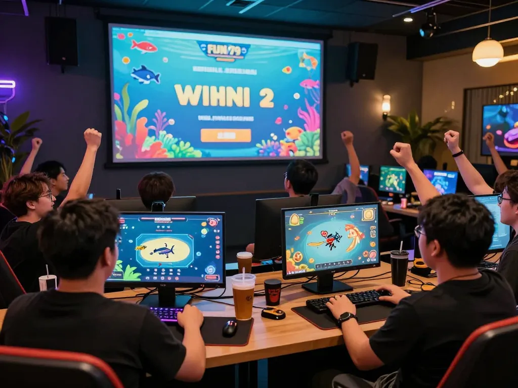 Players enjoying fun79 fishing games with vibrant graphics and exciting rewards.