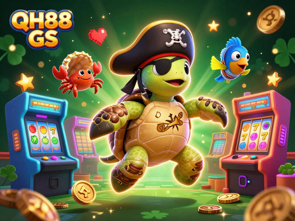 Experience casino excitement with QH88 GS, featuring vibrant 3D characters and thrilling slot visuals.