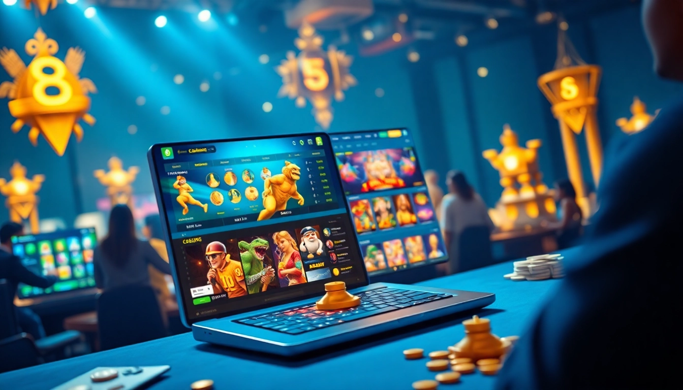 Engaging online gambling experience at luck8win.live with vibrant casino interfaces.