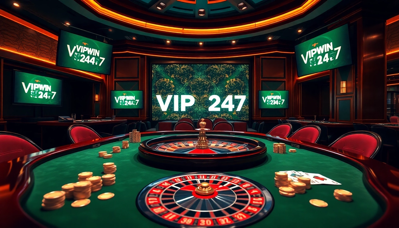 Experience the excitement of VIPWIN 24 7 gaming with professional casino elements.