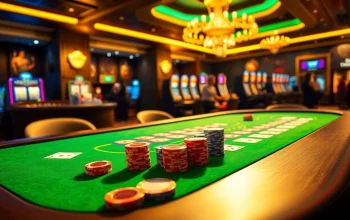 Engage in a thrilling poker game at NK88.horse, featuring colorful chips and immersive casino ambiance.