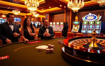 Engaging players at a poker table showcasing win vn, illustrating excitement in online gambling.