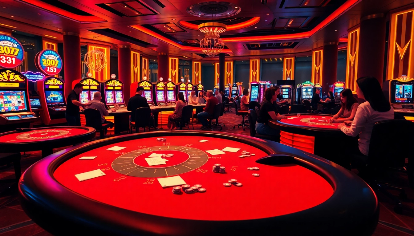 Excited players enjoying high-stakes games at 8day.cn.com's luxurious casino environment.