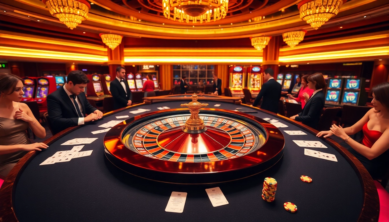Gamblers enjoying the thrill of a roulette game at kkwin.com casino.