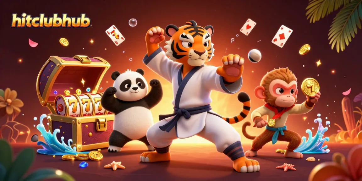 Engage in thrilling gameplay with hitclubhub through unique characters and vibrant casino elements.